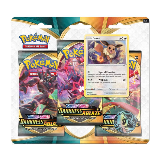 Pokemon Darkness Ablaze - 3-Pack Blister (Eevee)