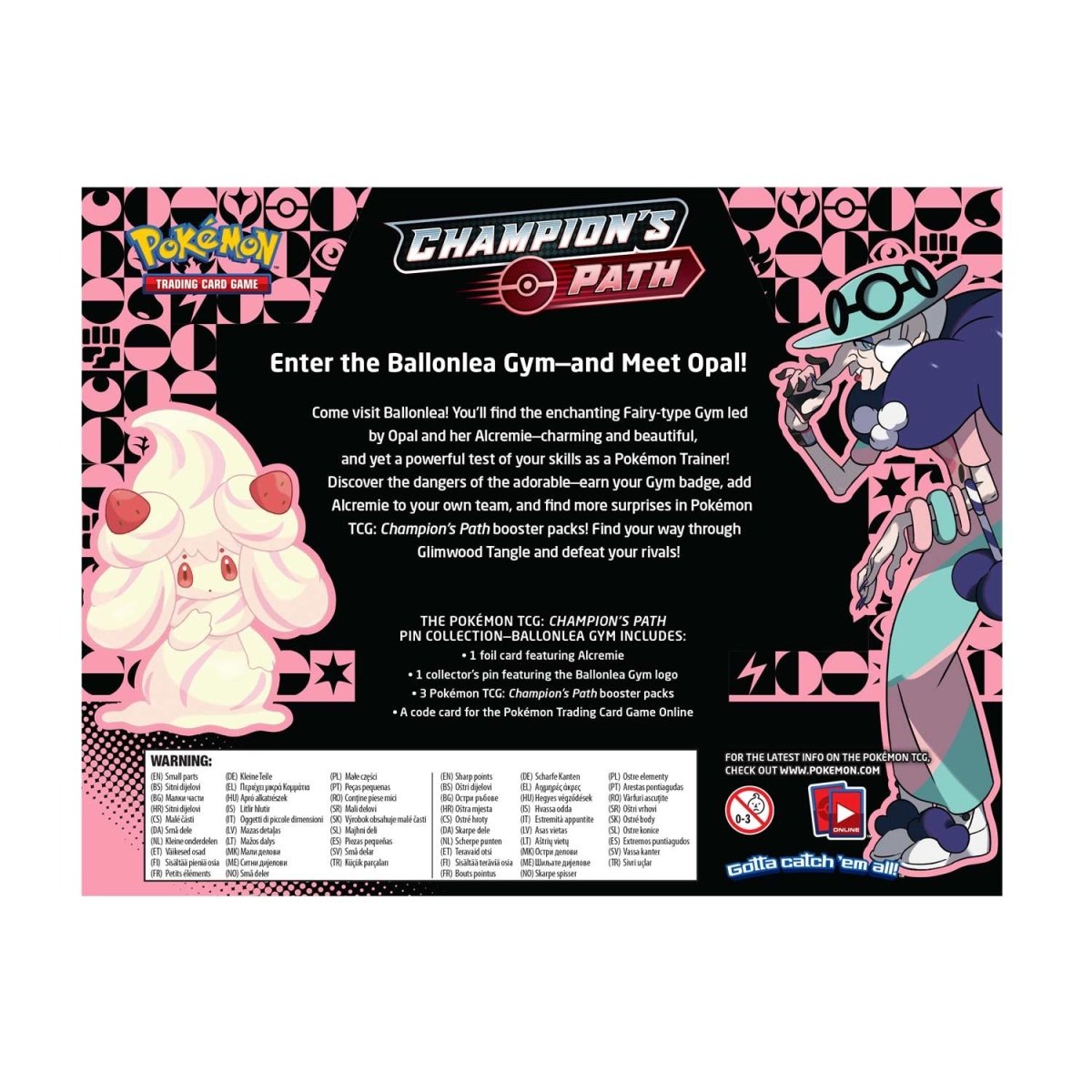 Pokemon Champion's Path - Pin Collection (Ballonlea Gym)