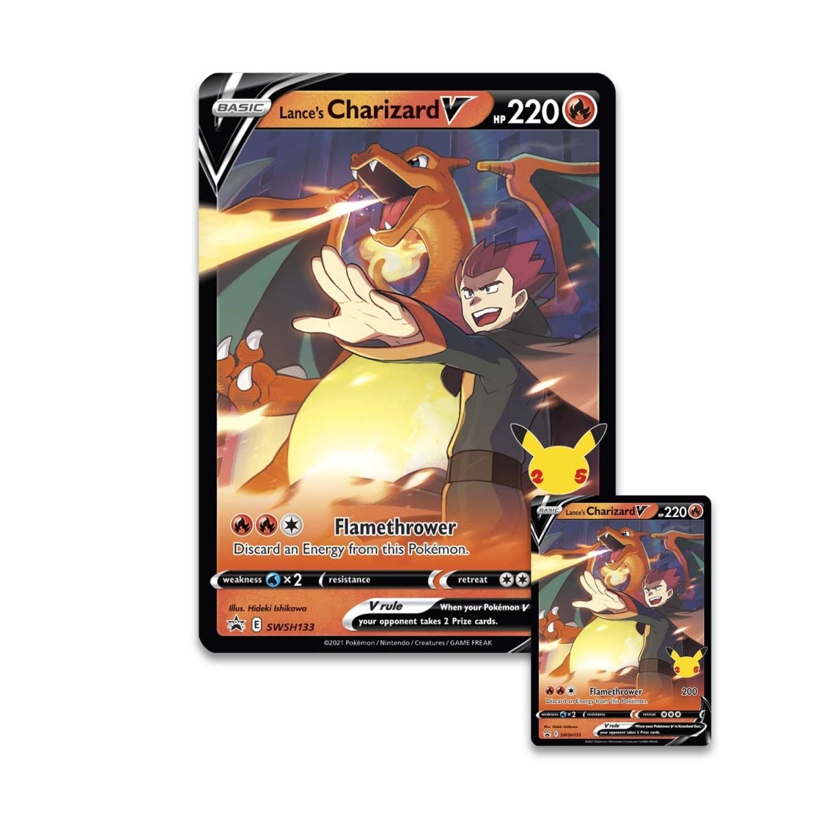 Pokemon Celebrations - Lance's Charizard V Collection