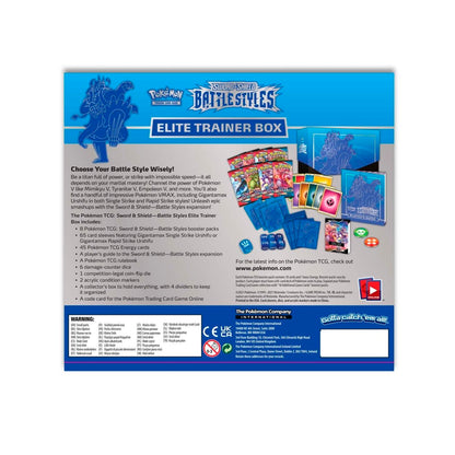 Pokemon Battle Styles - Elite Trainer Box (Rapid Strike Urshifu)