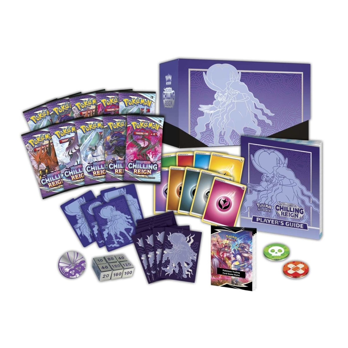 Pokemon Chilling Reign - Pokémon Center Elite Trainer Box (Shadow Rider Calyrex)