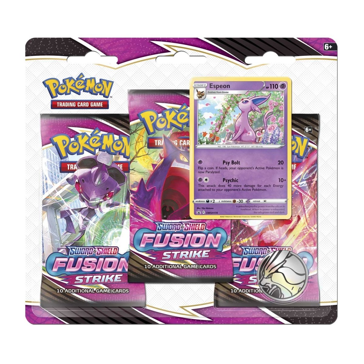 Pokemon Fusion Strike - 3-Pack Blister (Espeon)