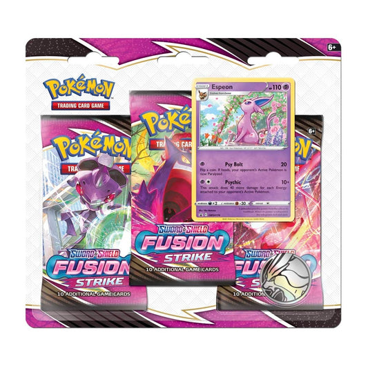 Pokemon Fusion Strike - 3-Pack Blister (Espeon)