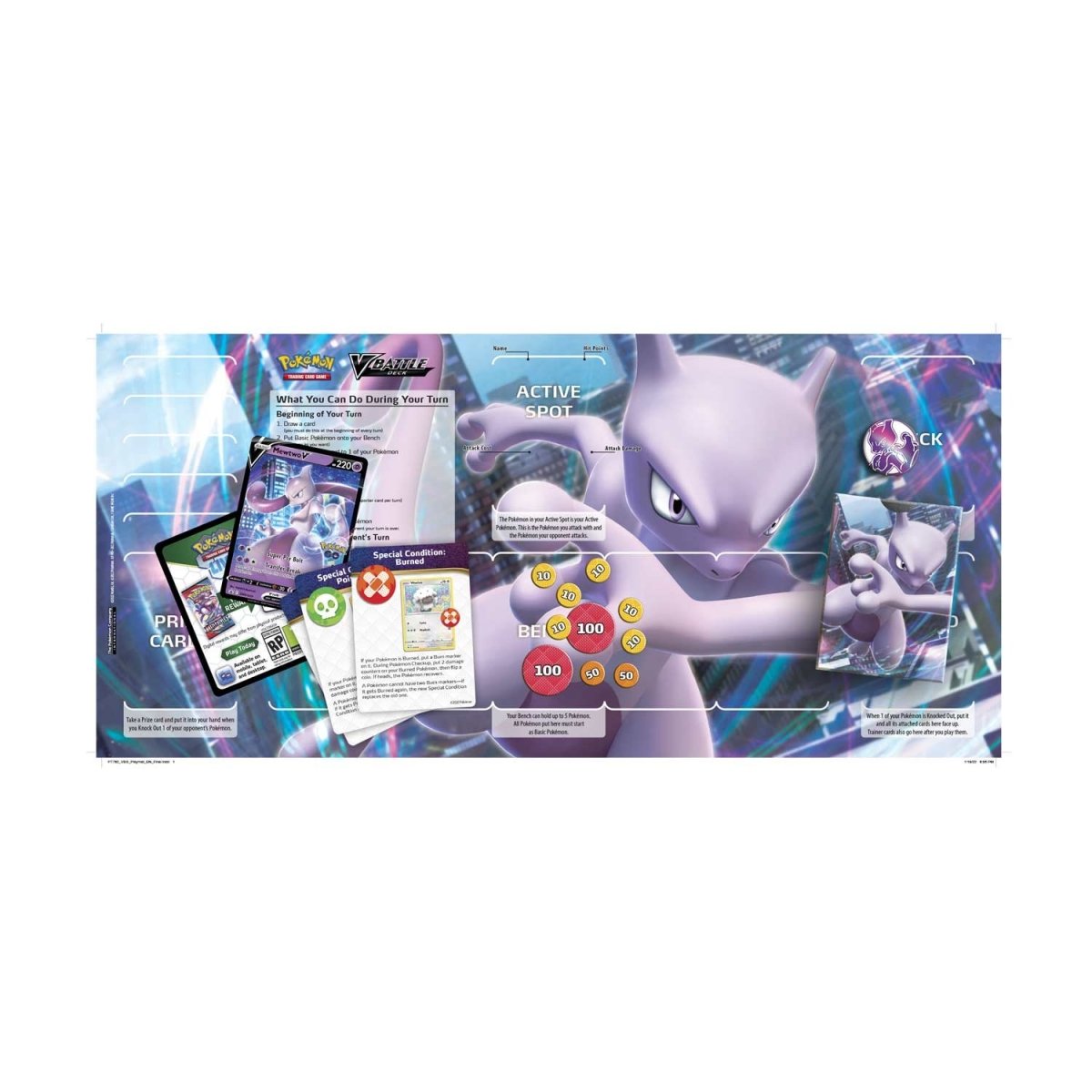 Pokemon GO Mewtwo V Battle Deck