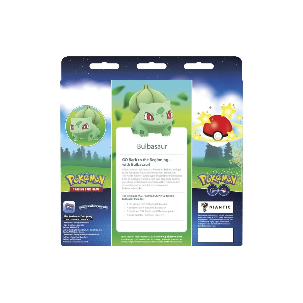 Pokemon GO - Pin Collection (Bulbasaur)