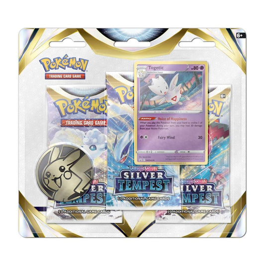 Pokemon Silver Tempest - 3-Pack Blister (Togetic)
