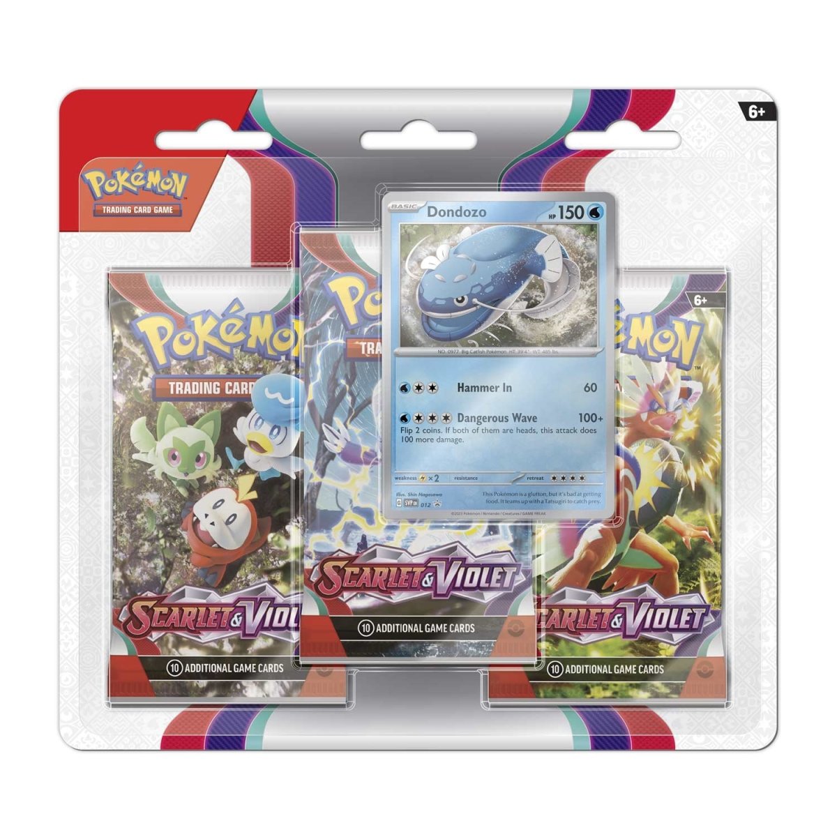 Pokemon Scarlet & Violet Base - 3-Pack Blister