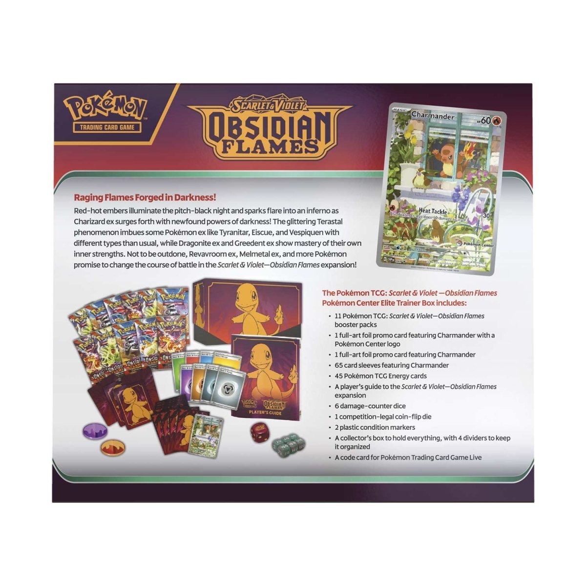 Pokemon Obsidian Flames - Pokémon Center Elite Trainer Box