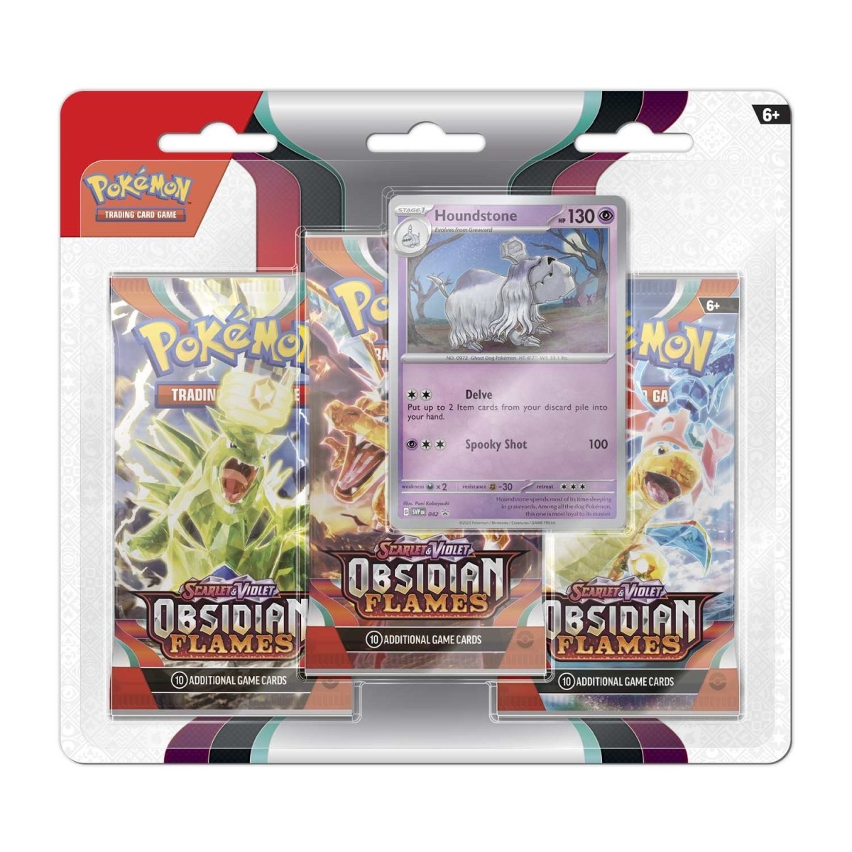 Pokemon Obsidian Flames - 3-Pack Blister