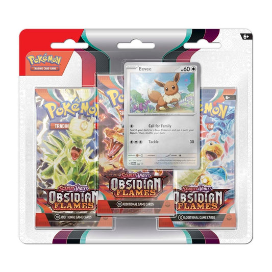 Pokemon Obsidian Flames - 3-Pack Blister