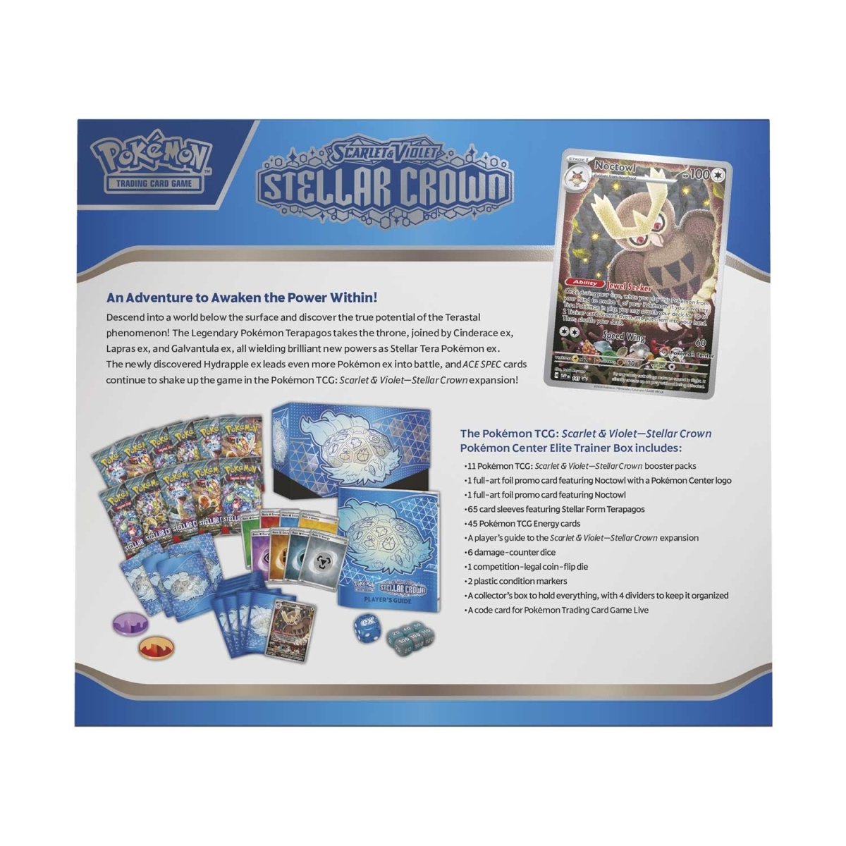 Pokemon Stellar Crown - Pokémon Center Elite Trainer Box