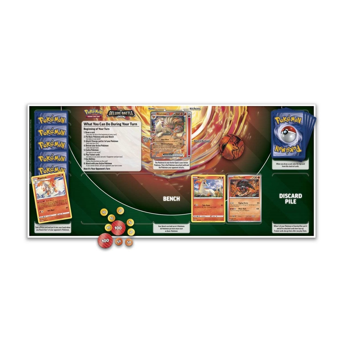 Pokemon Deluxe Battle Deck - Ninetales ex Just-a-Hobby Pokemon Deluxe Battle Deck - Ninetales ex Just-a-Hobby