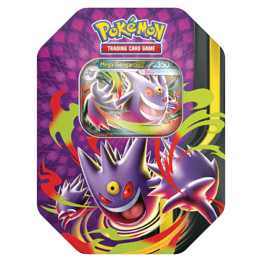 Pokemon Mega Moonlit - Tin (Mega Gengar ex) (Pre-Order) - June 5