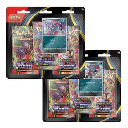 Pokemon Mega Evolution : Phantasmal Flames - 3-Pack Blister (Pre-Order)