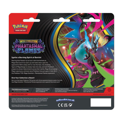 Pokemon Mega Evolution : Phantasmal Flames - 3-Pack Blister (Pre-Order)