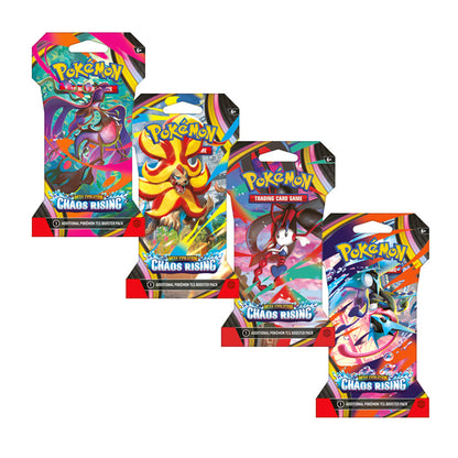 Pokemon Chaos Rising - Sleeved Booster Pack (Random Artwork) (Pre-Order) - May 22nd