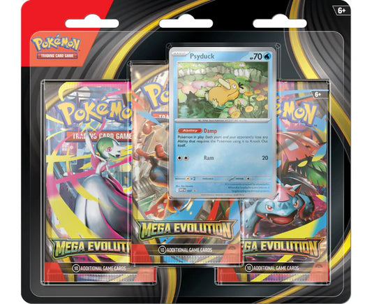 Pokemon Mega Evolution - 3-Pack Blister (Pre-Order)