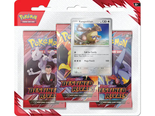 Pokemon Destined Rivals - 3-Pack Blister