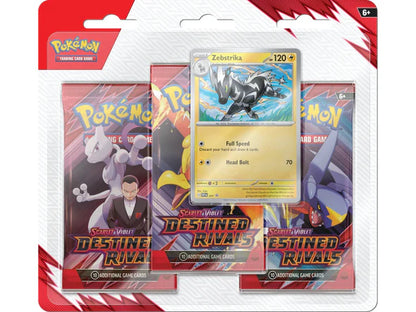Pokemon Destined Rivals - 3-Pack Blister