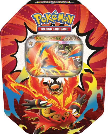 Pokemon Ascended Heroes - Tin (Mega Emboar ex) (Pre-Order) - August 28