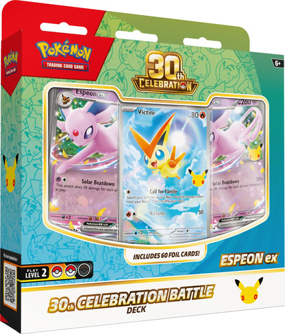 Pokemon 30th Celebration - Battle Deck (Espeon ex) (Pre-Order) - Oct 30