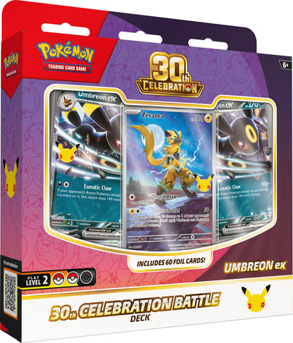 Pokemon 30th Celebration - Battle Deck (Umbreon ex) (Pre-Order) - Oct 30