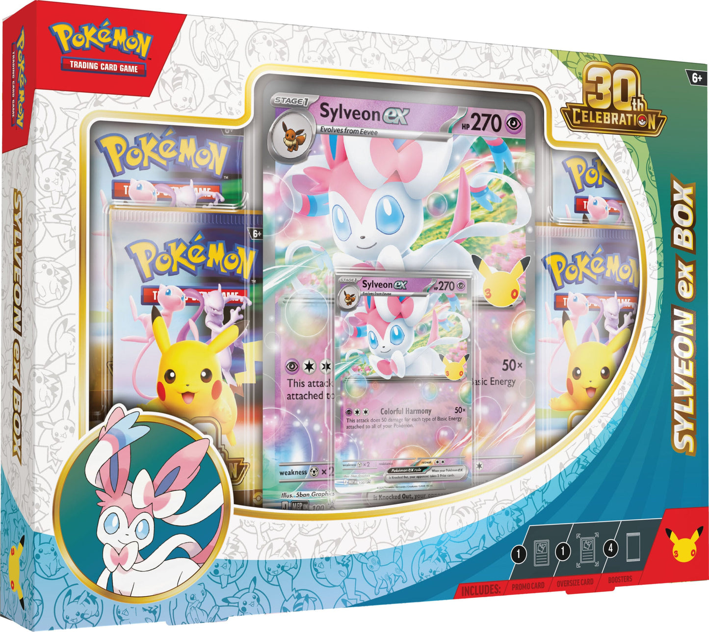 Pokemon 30th Celebration - ex Box (Sylveon ex) (Pre-Order) - Sept 16