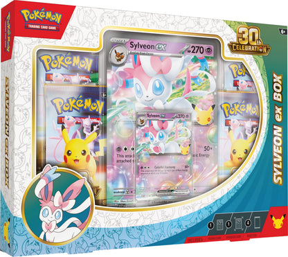 Pokemon 30th Celebration - ex Box (Sylveon ex) (Pre-Order) - Sept 16