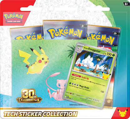 Pokemon 30th Celebration - Tech Sticker Collection (Alolan Exeggutor) (Pre-Order) - Sept 16