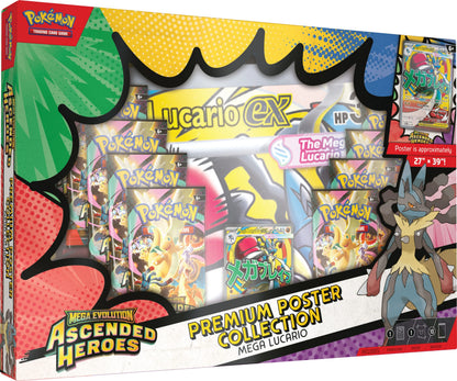 Pokemon Ascended Heroes - Premium Poster Collection - Mega Lucario ex