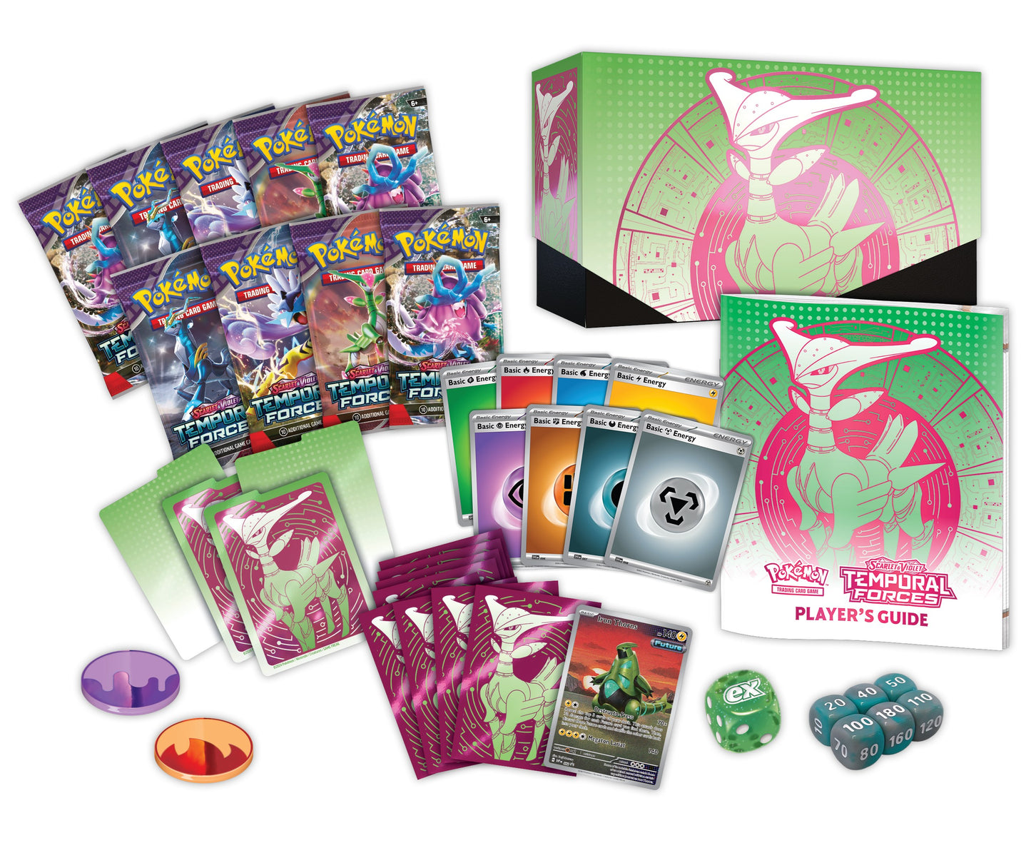Pokemon Temporal Forces - Elite Trainer Box (Iron Leaves)
