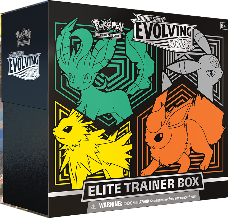 Pokemon Evolving Skies - Elite Trainer Box (Jolteon, Flareon, Umbreon, and Leafeon)