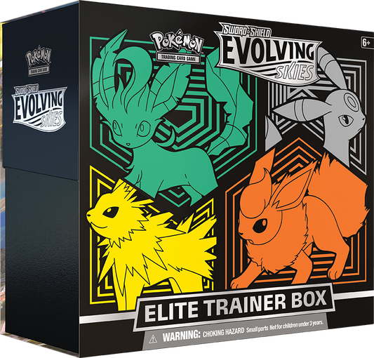Pokemon Evolving Skies - Elite Trainer Box (Jolteon, Flareon, Umbreon, and Leafeon)