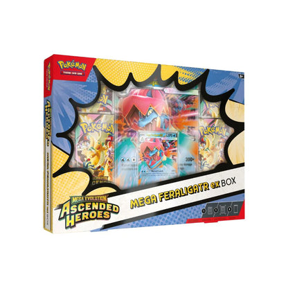 Pokemon Ascended Heroes - ex Collection Box - Mega Feraligatr ex Box