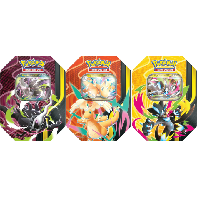 Pokemon Mega Forces Tin - Bundle of 3 (Pre-Order) - August 28