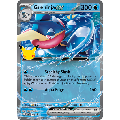 Pokemon 30th Celebration - ex Box (Greninja ex) (Pre-Order) - Sept 16