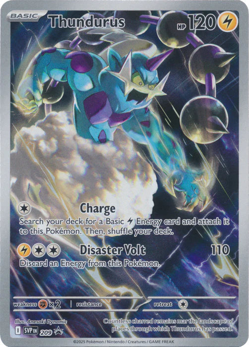 Thundurus - SVP209 - Illustration Rare Promo