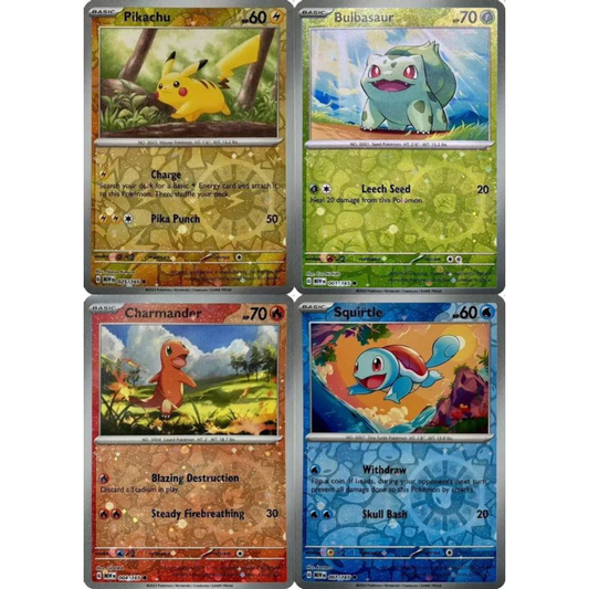 Pokemon 151 Promo - Reverse Cosmo Holo Set