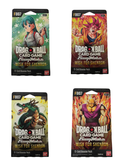 Dragon Ball Super Fusion World: Wish For Shenron - Sleeved Booster Pack (FB07)(Random Art)