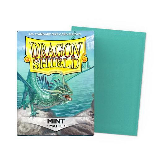 Dragon Shield: Standard 100ct Sleeves - Mint (Matte)