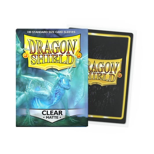 Dragon Shield: Standard 100ct Sleeves - Clear (Matte)