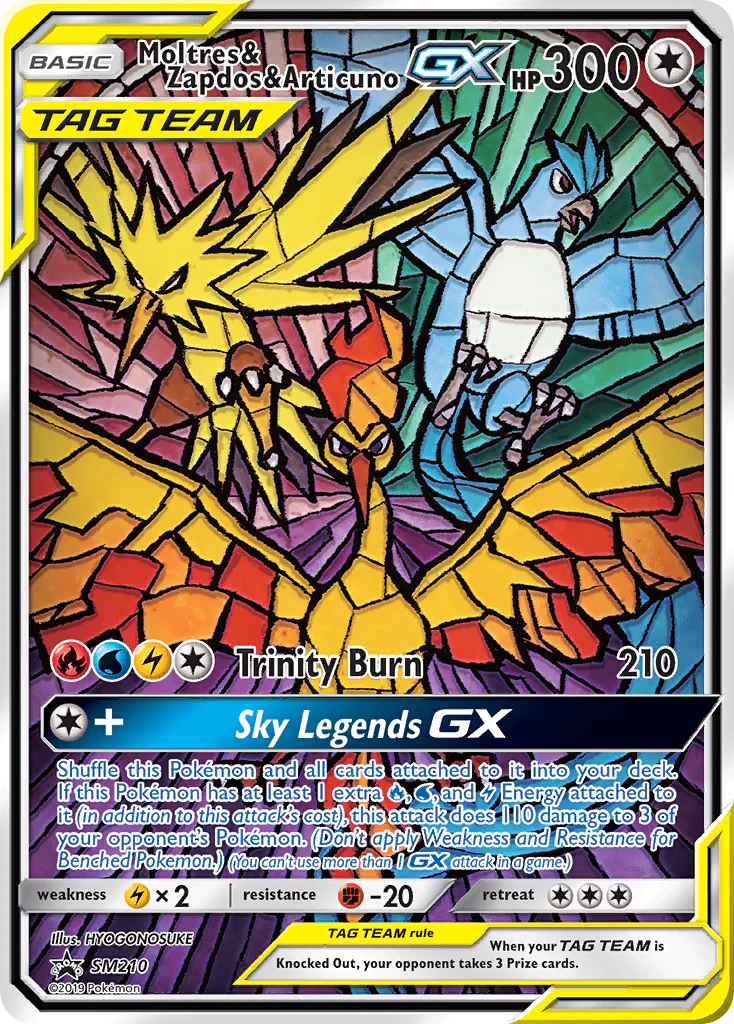 Moltres & Zapdos & Articuno-GX - SM210 - Promo