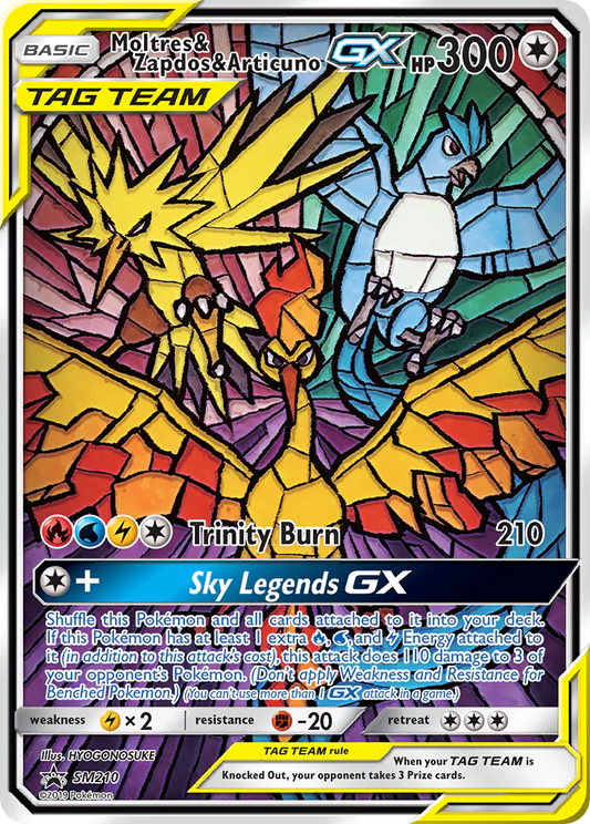 Moltres & Zapdos & Articuno-GX - SM210 - Promo