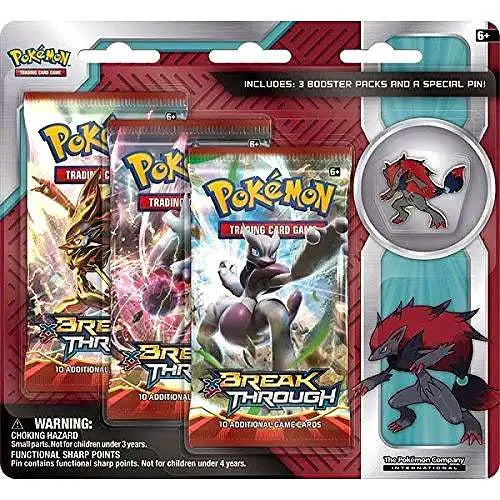 Pokemon Breakthrough - 3-Pack Blister (Zoroark)