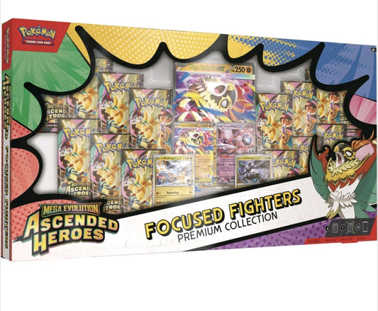 Pokemon Ascended Heroes Focused Fighters - Premium Collection Box
