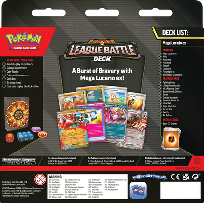 Pokemon League Battle Deck - Mega Lucario ex (Pre Order)