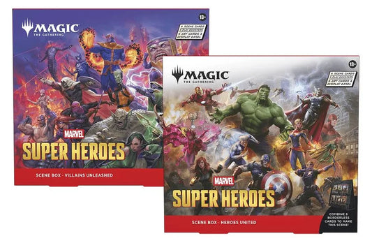 Magic the Gathering Universes Beyond: Marvel Super Heroes - Scene Box (Set of 2) (Pre-Order) - June 26
